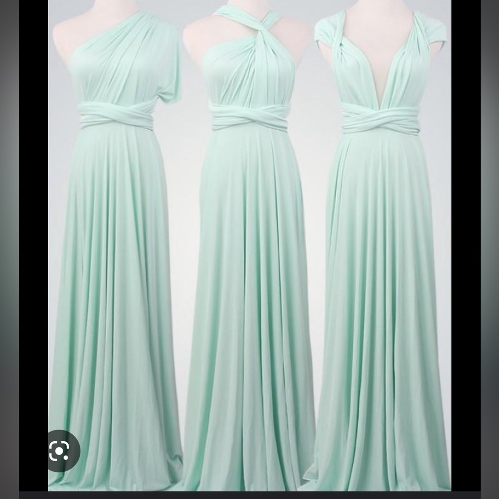 Long Infinity Dress - Mint